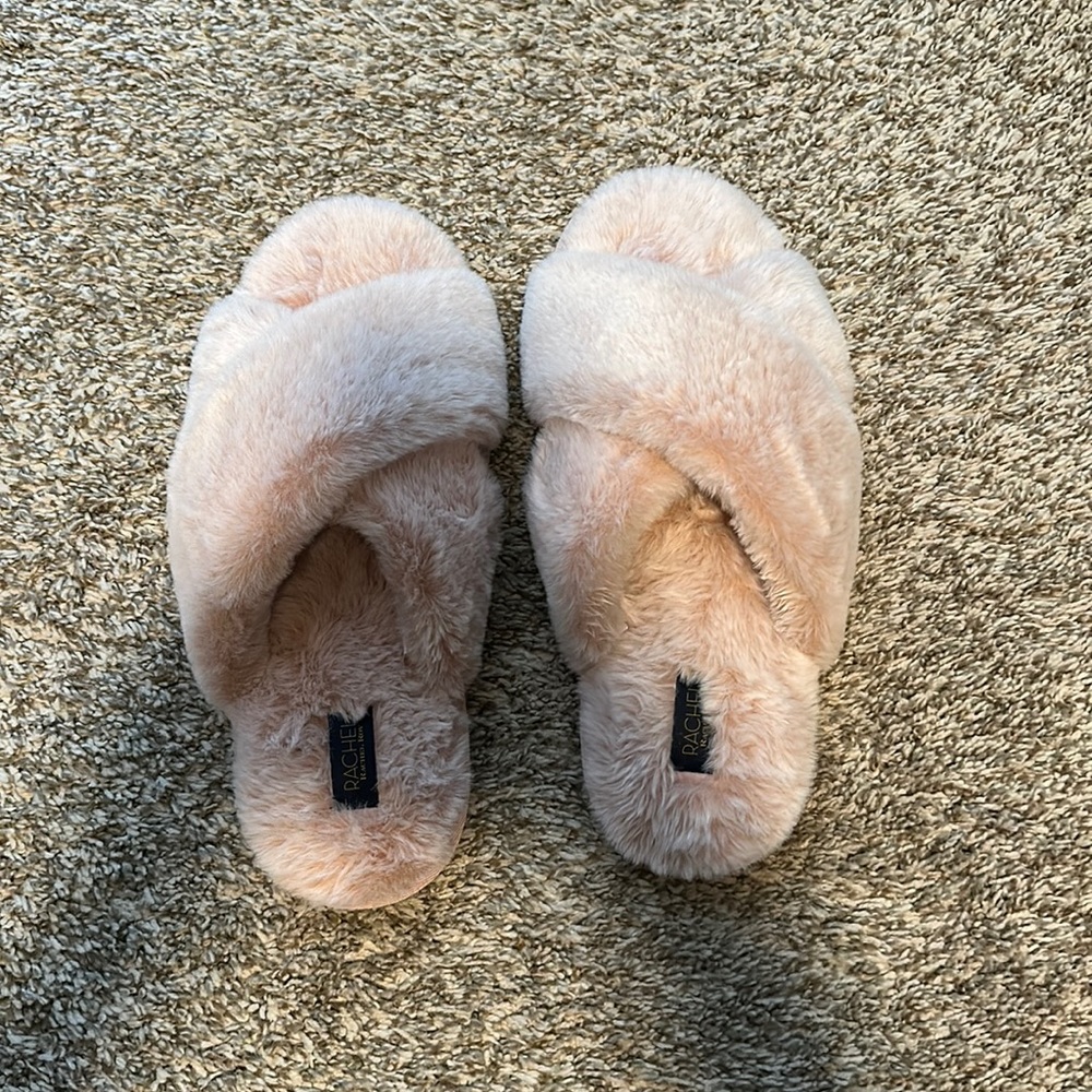 Light pink slippers